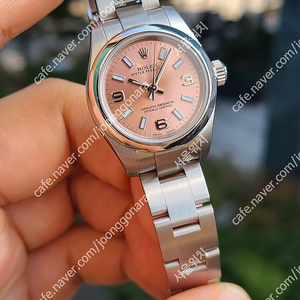 [정품] 롤렉스 오이스터 퍼페추얼 OP 핑크판 여성용 준신형 (Rolex Oyster Perpetual Pink Women's)