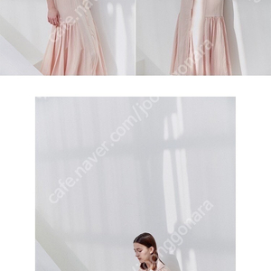 BAU by Bride And You margaret pointed collar detail dress(light pastel pink/1사이즈)