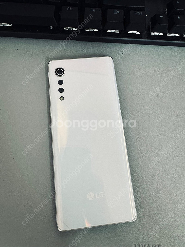 LG G9 벨벳 화이트 128기가 액정S급! 매우깨끗!...--1