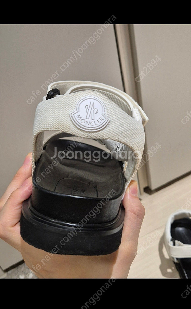 몽클레르 벨크로 샌들 38 (245-250)--5