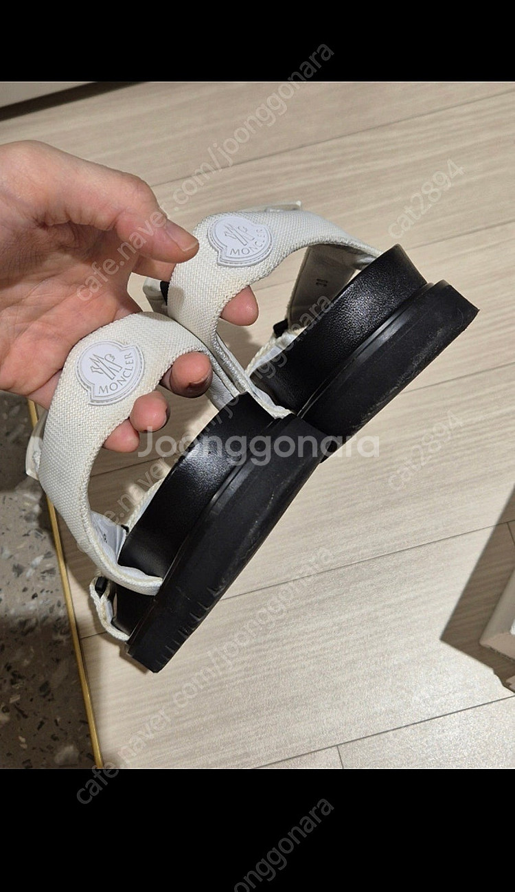 몽클레르 벨크로 샌들 38 (245-250)--6