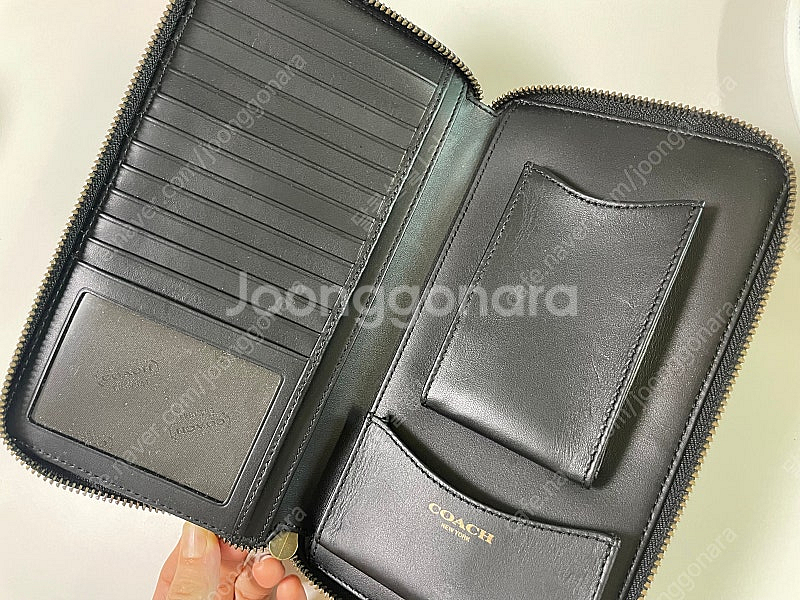 코치 남성 지갑--1