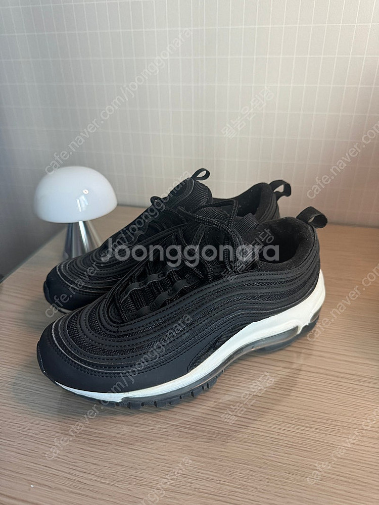 나이키 우먼스 에어맥스97 검흰 (921733-006)...--4