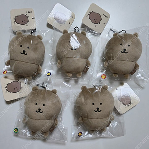 농담곰 태닝곰 가방고리 인형