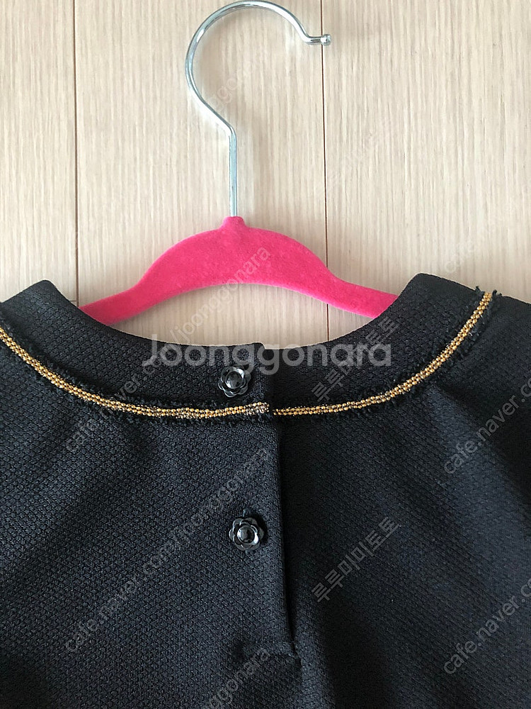 프랜치캣 플라워 7부 소매 블라우스 130사이즈, 상태...--2