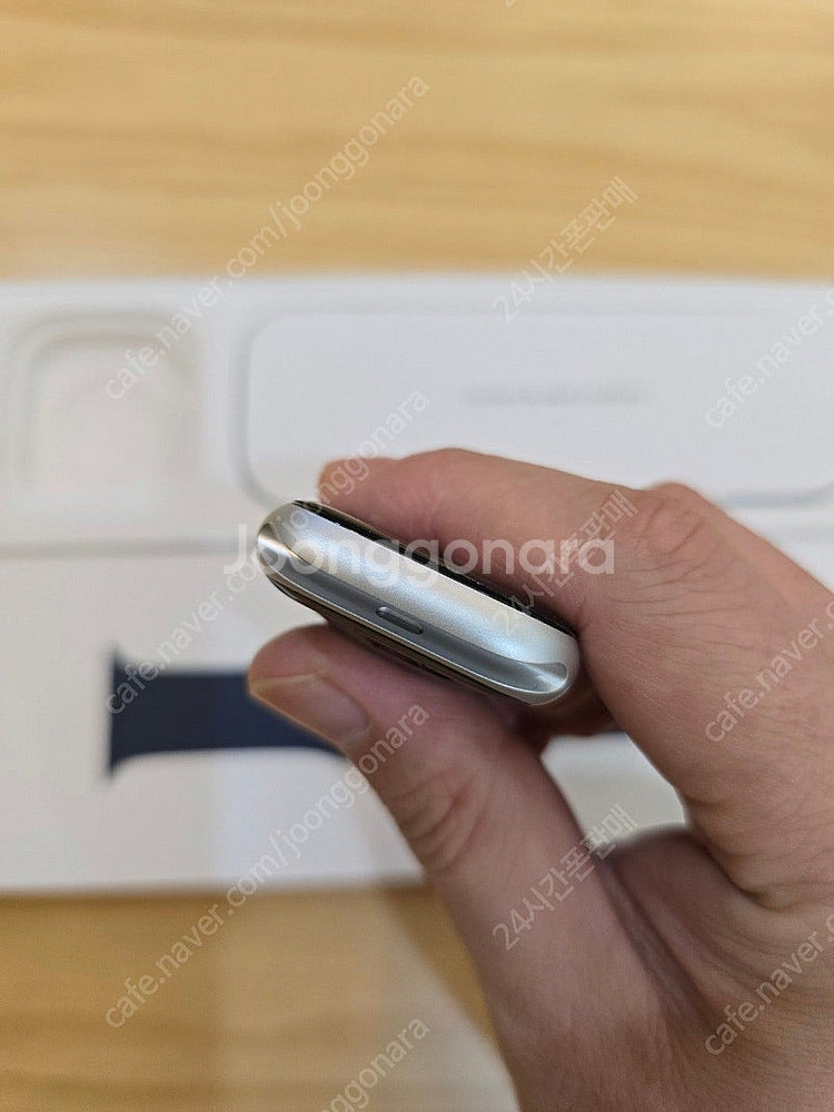 애플워치9실버45mm 블루스포츠밴드gps모델단순개봉미사...--5