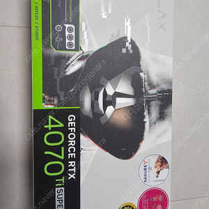 갤럭시 RTX 4070 Ti SUPER WHITE OC D6X 16G 새상품 판매