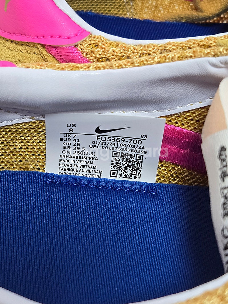 Nike x Stussy LD-1000 SP Sanded Gold and Laser Fuchsia 260사이즈 판매...--3