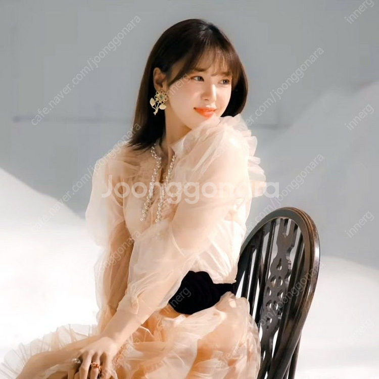 H&M 시몬로샤 튤 블라우스 시스루블라우스 셀프웨딩브라...--1