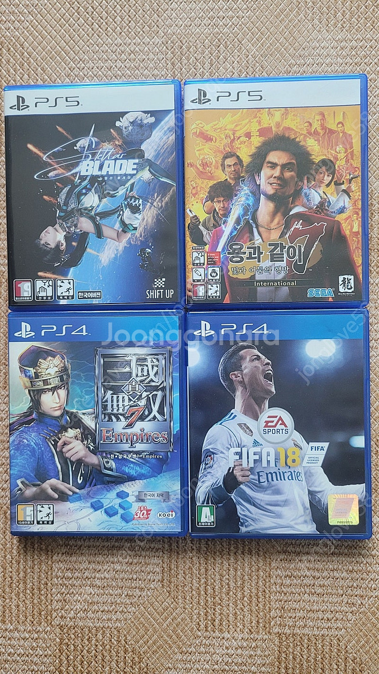 PS5 스텔라블레이,용과같이7--0