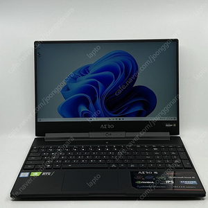 [중고] 기가바이트 AERO 15X V9 4K i7 32GB RTX2070 중고 게이밍노트북