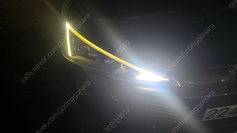 더뉴아반떼AD LED조수석 라이트--3