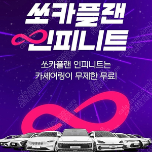 쏘카플랜 1개월 인피니트 삽니다