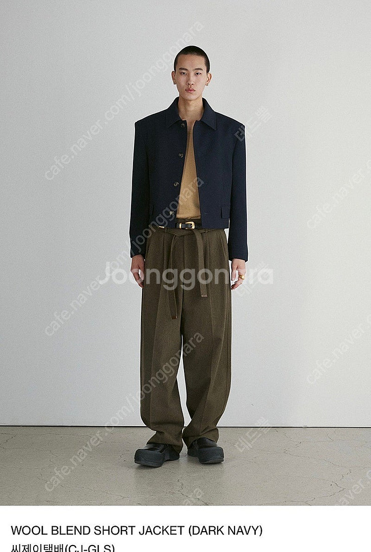 렉토 숏자켓 울블렌드 M사이즈 새상품--0