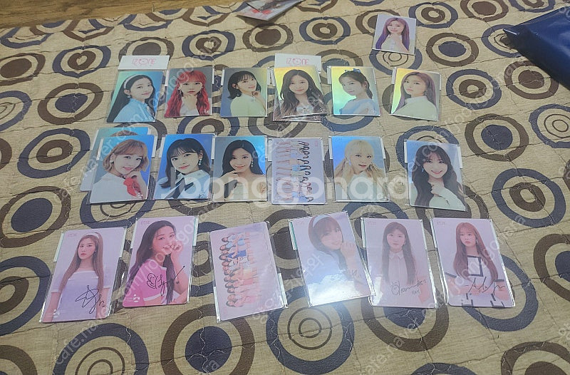 아이즈원 교통카드 및 디아이콘 잡지--0