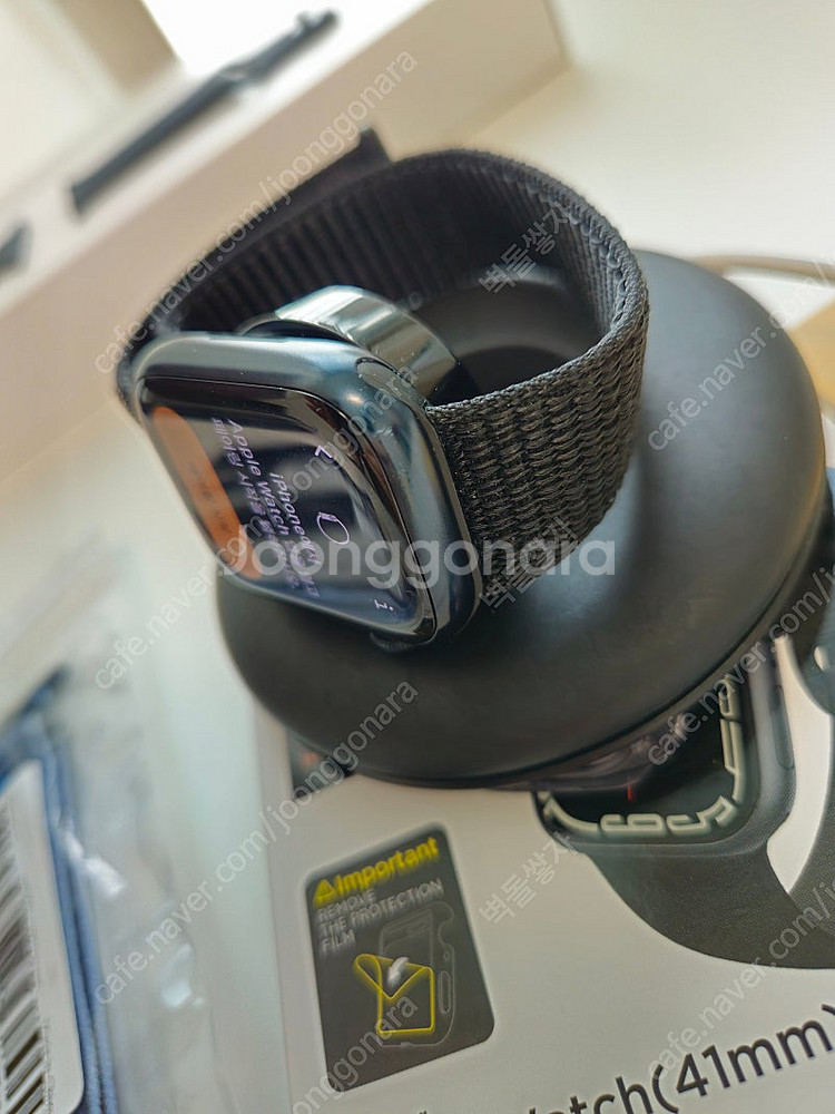 애플워치 7 41mm gps 미드나이트 팔아요--0