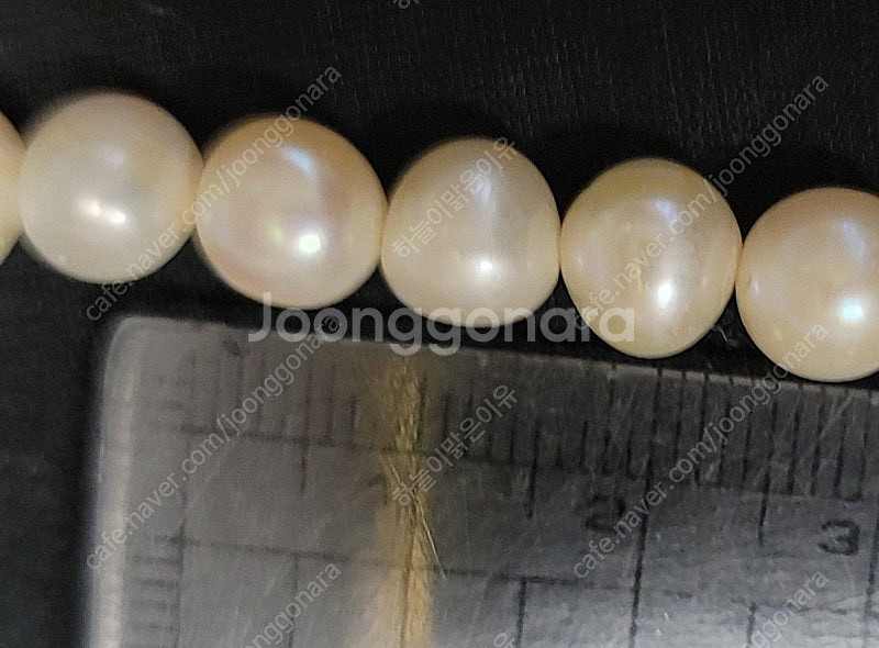 천연진주 목걸이(7~8mm)--1