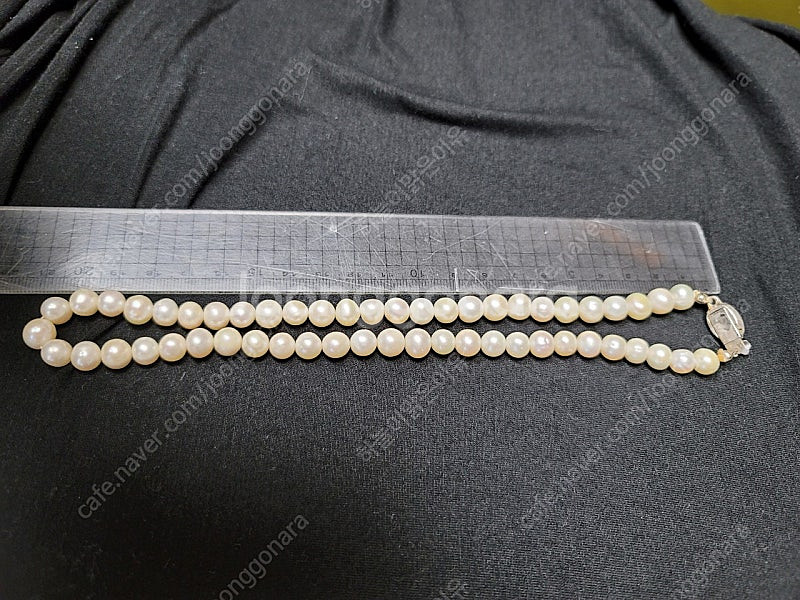 천연진주 목걸이(7~8mm)--3
