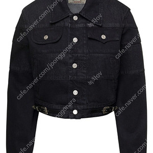 앤더슨벨 MAHINA BLOCKING PATCHWORK DENIM JACKET BLACK S 새상품