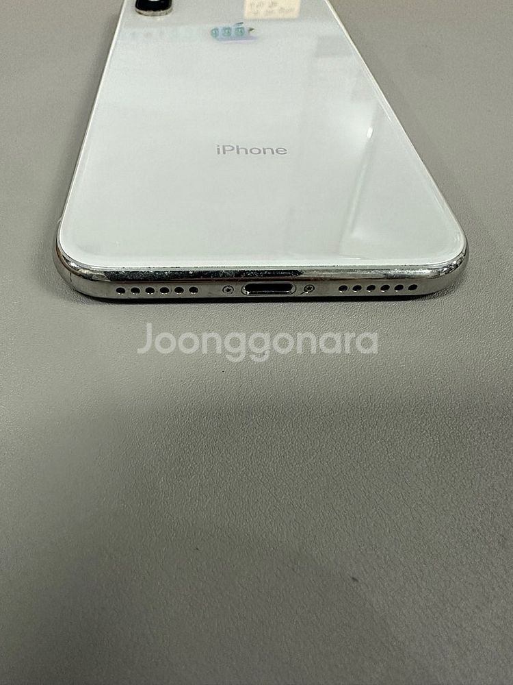 아이폰X 64기가 실버 파손없는 가성비폰 12만원 판매...--5