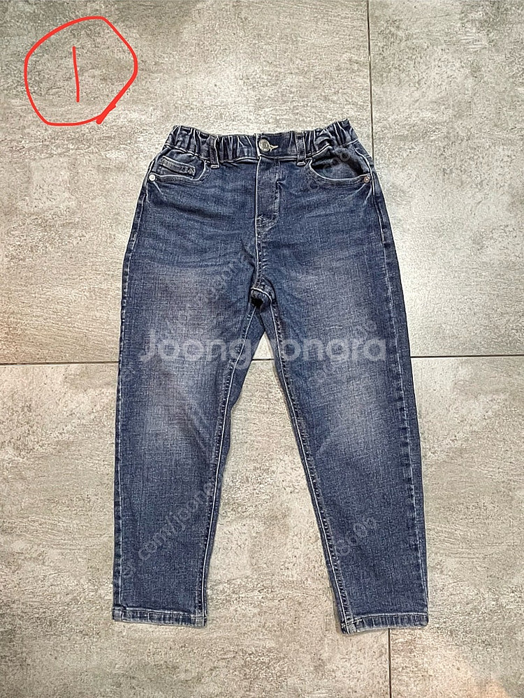 자라 키즈 청바지 7size 122cm--1