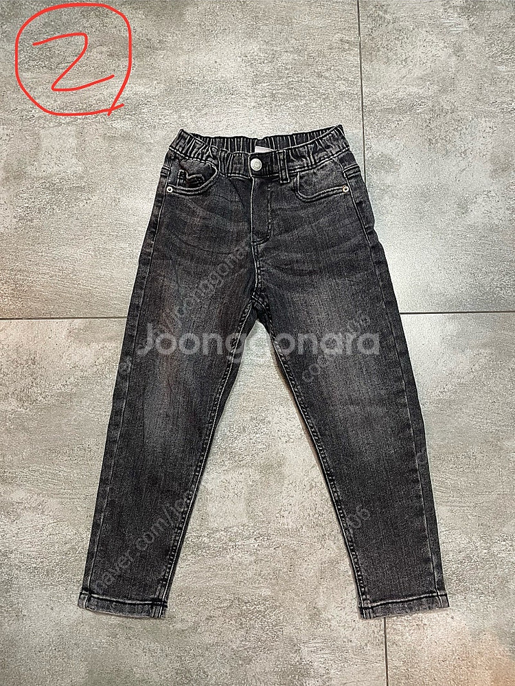 자라 키즈 청바지 7size 122cm--3