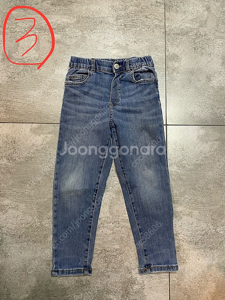 자라 키즈 청바지 7size 122cm--5