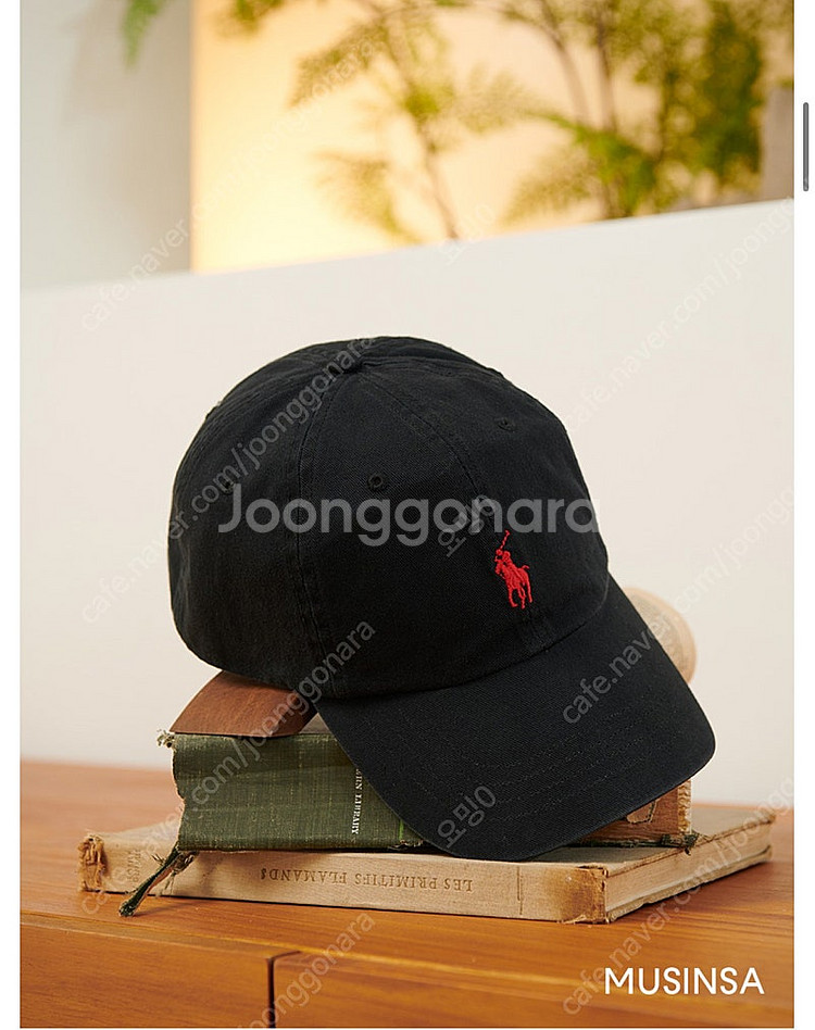 폴로 모자 폴로 볼캡 블랙 폴로 치노 베이스볼 캡-RL...--0