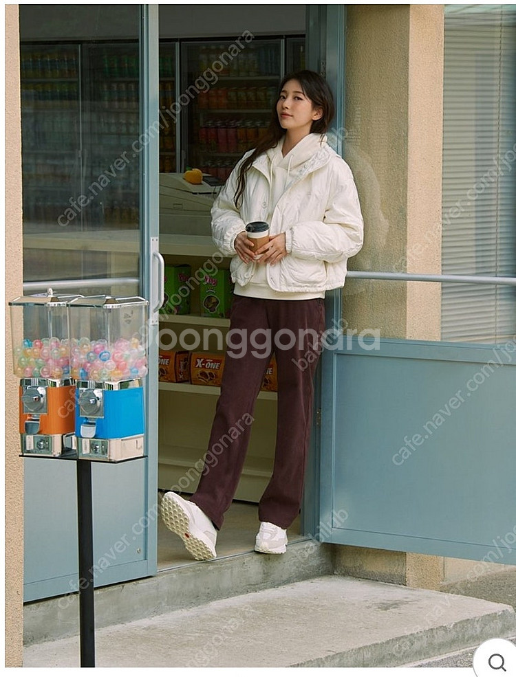 K2 실크스타 아이보리 점퍼 수지 점퍼 90사이즈--2