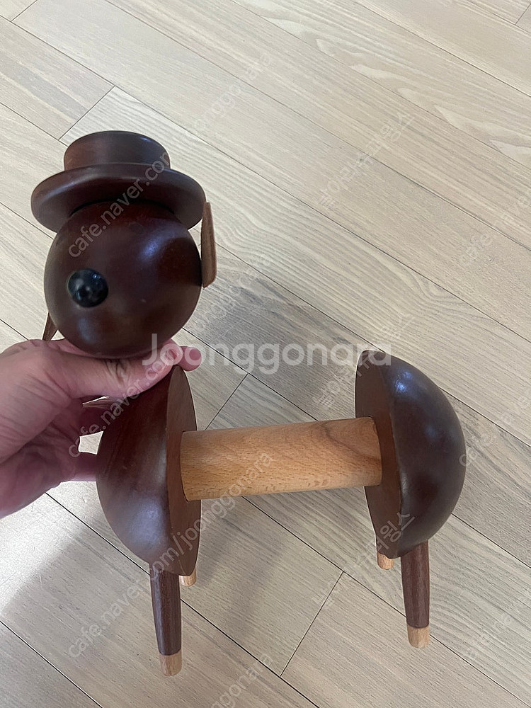 아보드 원목 두루마리 휴지걸이 닥스마리--2