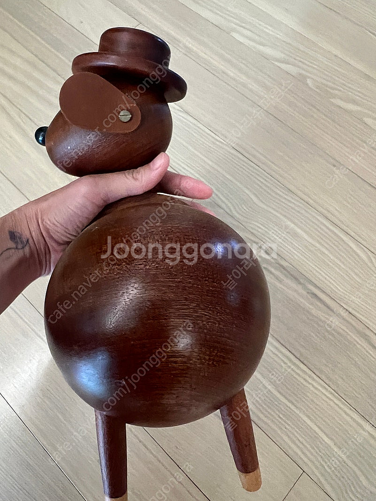 아보드 원목 두루마리 휴지걸이 닥스마리--4