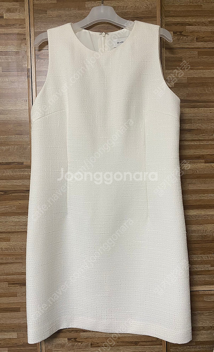 시에 sie 티파니 트위드 드레스 아이보리 m--0