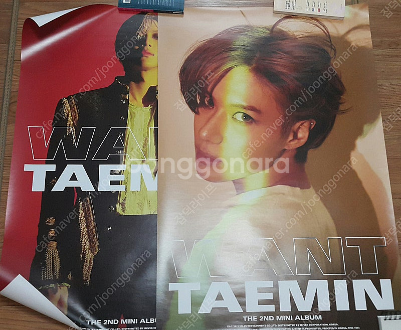 샤이니/태민 포스터 양도 판매(6집 스옵라, 아틀란티스...--0