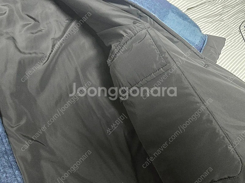 톰보이 양면 체크 코트--6