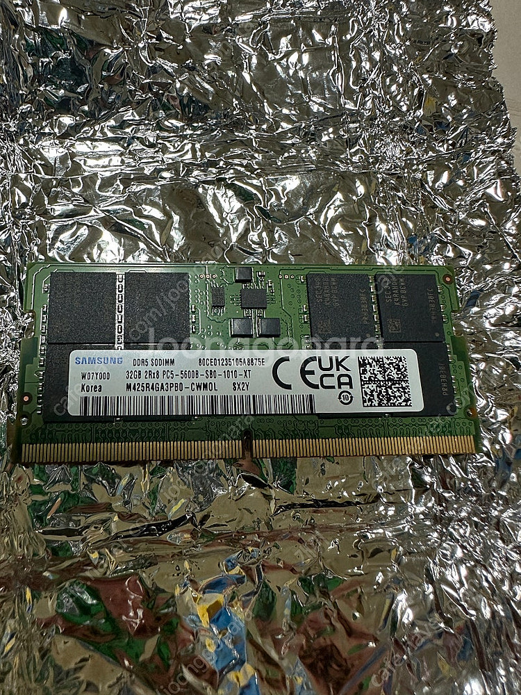 삼성 ddr5 5600 32g 램 노트북용 판매합니다 ...--0