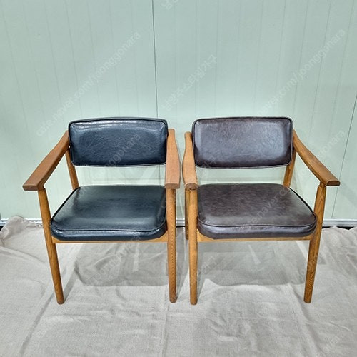 원목의자 중고카페엔틱가구 업소용의자 우드슬랩 빠의자 골드의자--4