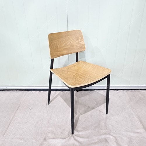 원목의자 중고카페엔틱가구 업소용의자 우드슬랩 빠의자 골드의자--5