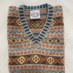 제이미슨스 Jamiesons 페어아일 베스트 Fair Isle Vest 42(XL) 판매합니다. 폴로 드레익스 알든 아나토미카