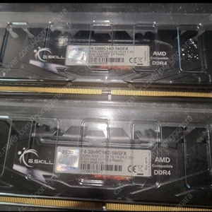 G skill Flare X ddr4 3200 8GB B다이 2개