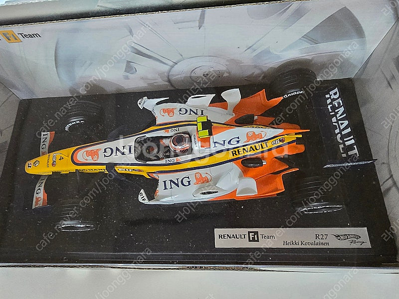 F1 핫 휠 1/18 빅스케일 RENAULT F1 TE...--1