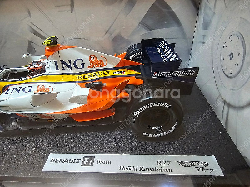 F1 핫 휠 1/18 빅스케일 RENAULT F1 TE...--3