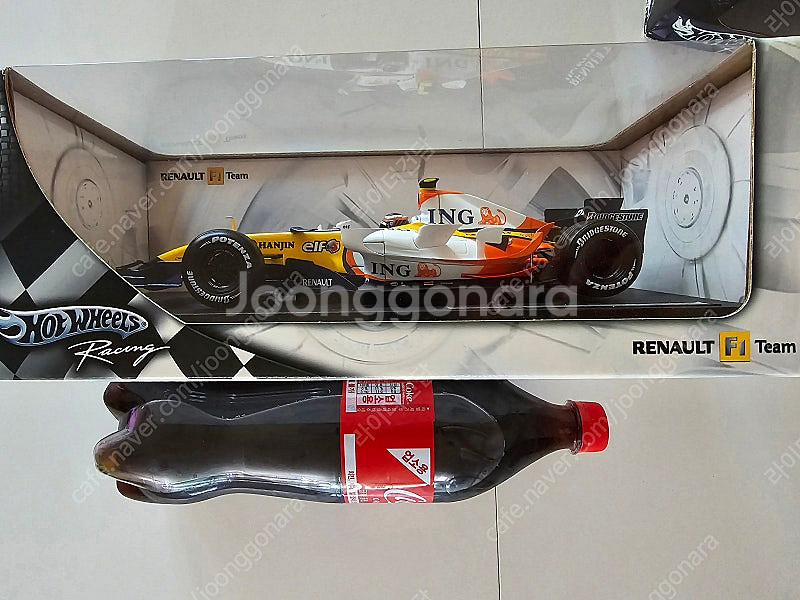 F1 핫 휠 1/18 빅스케일 RENAULT F1 TE...--4