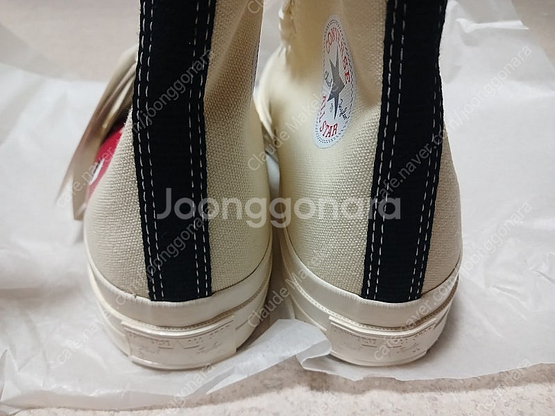 꼼데가르송 컨버스 척 테일러 올스타 70s 하이 플레이--4
