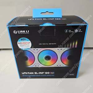 리안리 UNI FAN SL-INF 120 3팩 화이트 + 컨트롤러