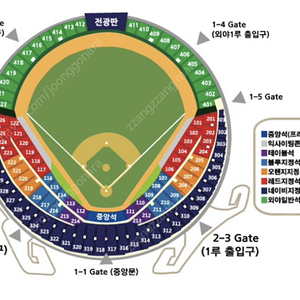 KT LG 준플레이오프 5차전 3루 레드석 통로 2연석