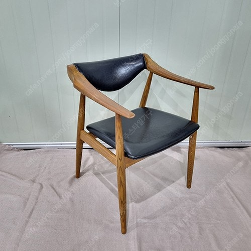 식당 카페의자 업소용의자 원목의자 중고골드의자 우드슬랩 야외용가구--3