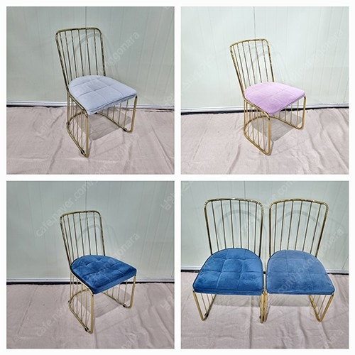 식당 카페의자 업소용의자 원목의자 중고골드의자 우드슬랩 야외용가구--6