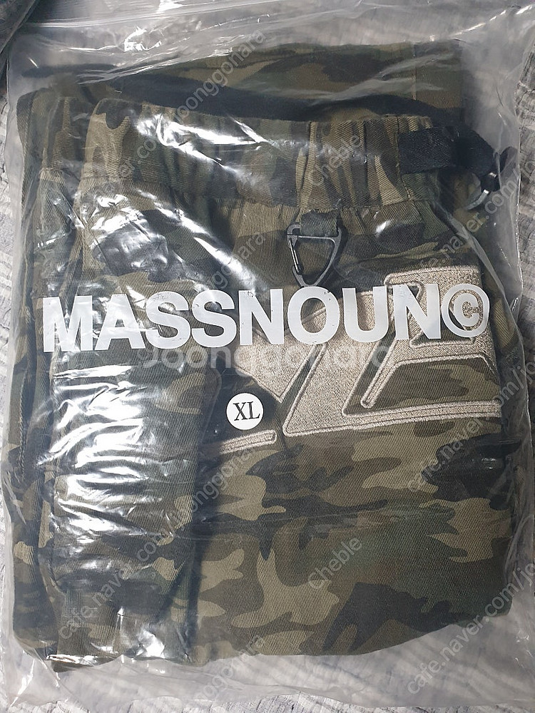 매스노운 카모 카고 팬츠 MASS LOGO CONVER...--3