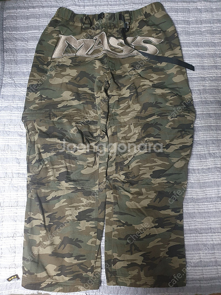 매스노운 카모 카고 팬츠 MASS LOGO CONVER...--4