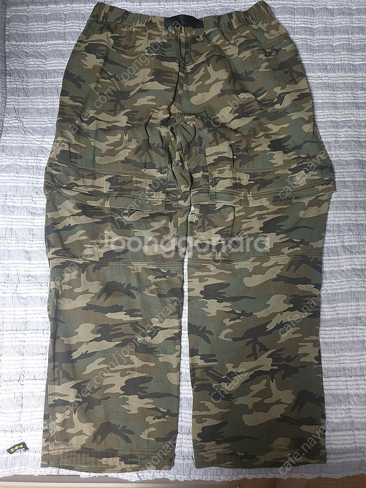 매스노운 카모 카고 팬츠 MASS LOGO CONVER...--5